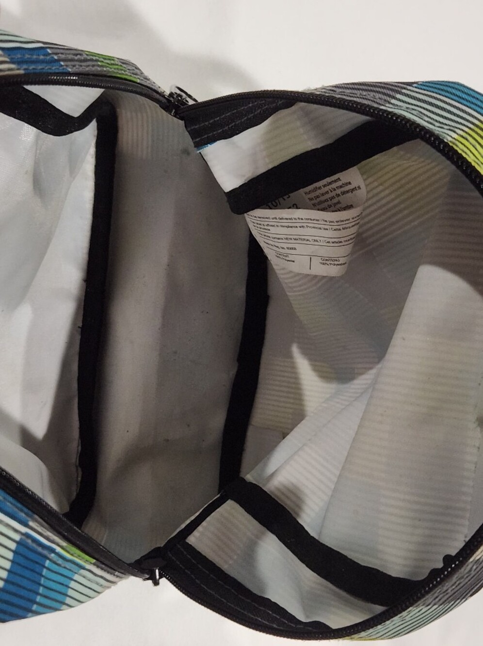 Dickies Blue & Green Plaid Mini Backpack Adjustable Straps - Picture 5 of 8